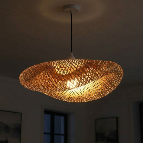 Straw Chandelier Small